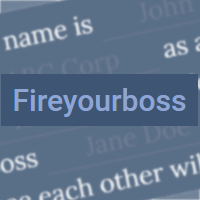 Fire Your Boss 辭職信產生器
