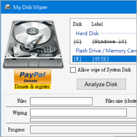My Disk Wiper 徹底抹除硬碟/記憶卡/隨身碟，不怕被還原、偷資料！