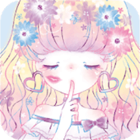Wallpaper Flowery Kiss 超夢幻女孩漫畫風格桌布（Android）
