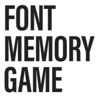 Font Memory Game 玩完眼花花的英文字體翻牌記憶配對遊戲