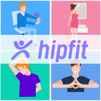 Hip Fit 線上運動教學，教你各種場合都能做的伸展、健身運動！