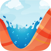 Splash Canyons 調色水遊戲，動動腦把水導向正確的地方！