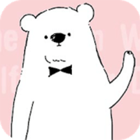 超療癒的大白熊手機桌布圖片～Shirokuma-Days Wallpaper（Android）