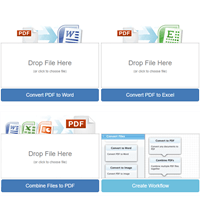 easyPDF Cloud 【線上 PDF 轉 Word, Excel】多種格式合併成 PDF