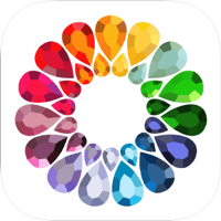 Dazzly 好華麗的鑽石著色遊戲，用寶石替代顏料整個超閃耀！（iPhone, iPad）