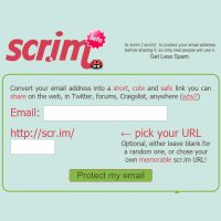 「scr.im」用網址包裝 email，拒絕垃圾信的騷擾！