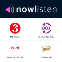 「Nowlisten」75 個英國廣播電台，線上聽免費聽！