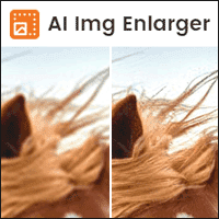 AI Image Enlarger 低解析度小圖，放大不失真！
