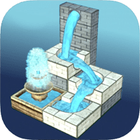 3D 立體的接水管遊戲～Flow Water Fountain 3D Puzzle