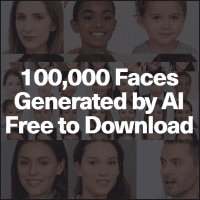 超特別的「AI 頭像圖庫」100,000 個不存在的人臉免費下載！