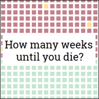 還在浪費生命嗎？也許「You Will Die in X Weeks」可以給你一點提醒！