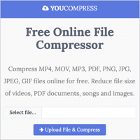 YouCompress 線上影片壓縮、圖片/檔案減肥工具