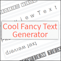 偶爾想要耍點文青？用「Cool Fancy Text Generator」寫出讓人無法一眼看穿的特殊英文字