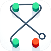 Rope N Roll 比連點成畫難度更高的繞線畫遊戲（iPhone, Android）