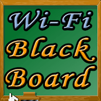 「Wi-Fi 黑板」不用網路連線的多人共享畫板，可一起繪圖、玩團康遊戲