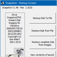 Drive SnapShot v1.48 全硬碟對拷、磁碟映像檔備份還原工具