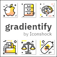 Gradientify 可自由調色的超美漸層 SVG 圖標免費下載