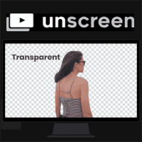 「Unscreen」超強影片去背工具，可更換多種動態背景！