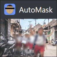 照片人像自動馬賽克工具「Auto Mask」不止遮臉，整個人都遮好遮滿！
