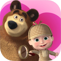 超可愛的「瑪莎與熊」找不同遊戲