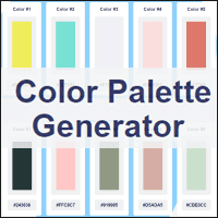 Color Palette Generator 可激發配色靈感的線上調色盤