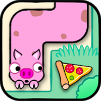 Hungry Animals 一筆畫遊戲加入可愛動物元素更有趣！（Android）