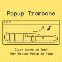 縮放視窗就能吹喇叭！「Popup Trombone」沒什麼實際用途的趣味小網站