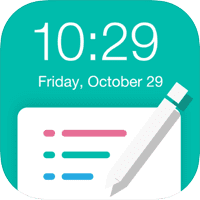 「Reminder Wallpaper Editor」可放在解鎖畫面的便條紙（iPhone, iPad）