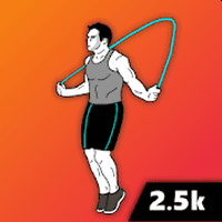 「2.5K Jump Rope Workout」終極目標 2,500 下的個人化跳繩訓練 App（Android）