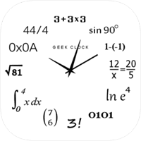Analog Geek Clock 絕對是數學狂熱者該擁有的模擬時鐘（iPhone, iPad）