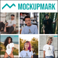 Mockup Mark 可模擬自製圖案、Logo 印在 T 恤上的效果，還有免費麻豆為你展示！