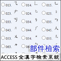 用部件組字好困難嗎？「ACCESS 全漢字檢索系統」500 多個部件任你查！