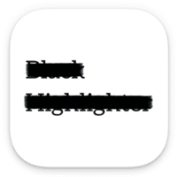 Black Highlighter 分享圖片不分享隱私，用黑色螢光筆遮好遮滿！（iPhone, Mac）