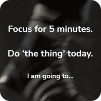 一起來「Do The Thing Today」花 5 分鐘做那些被一再拖延的事吧！