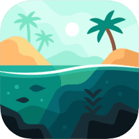 Tides 清新悠閒的跳島釣魚遊戲（iPhone, iPad）
