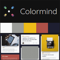 來 Colormind 尋找配色靈感！不止提供配色組合，還實際配給你看！