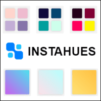 InstaHues 超多免費的色彩、漸層調色盤，缺乏配色靈感來這裡就對了！