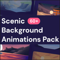 免費下載可商用！超精緻的動態背景插圖包 ~ Scenic Background Animations Pack