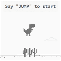 「Dinojump」又是一款讓人喊破喉嚨的聲控小恐龍跑酷遊戲