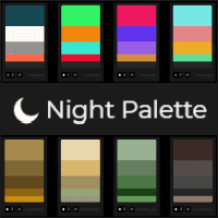 Night Palette 專為深色模式準備的靈感調色盤