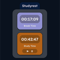 Studyrest 另類的線上學習計時器！努力時間越長，休息的時間就越久！