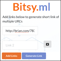 Bitsy.ml 可將多個網址濃縮成單一網址的線上工具