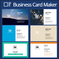 Business Card Maker 免費名片產生器，可加入 Logo 還有 86 種模版可選擇！