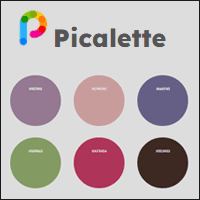 Picalette 充滿靈感的調色盤，輸入關鍵字就能找到相關的顏色建議！