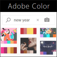 Adobe Color 輸入關鍵字探索更多的配色可能！