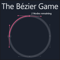 「The Bezier Game」為設計師準備的「筆型工具」練習遊戲