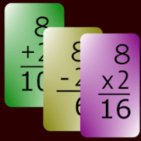 「MathCards」適合國小學生的加、減、乘、除算術練習，可手寫答案！