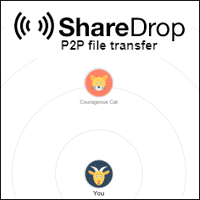 「ShareDrop」簡單可愛的 P2P 瀏覽器傳檔工具