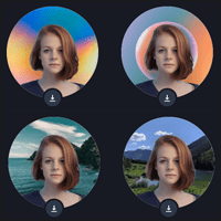 Profile Picture Maker 圓形頭像產生器，自動去背、超過 100 種背景可選用！