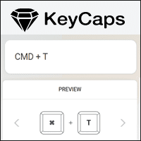 「KeyCaps」快速鍵圖片產生器，製作教學文件超省力！